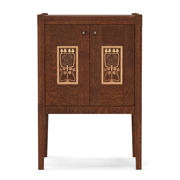 Mission Rose Collectors Cabinet